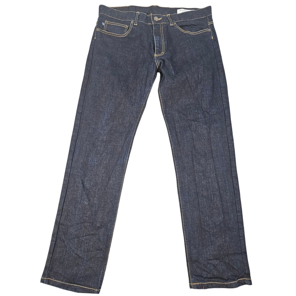 Mizzen+Main Mens‎ Dark Wash Straight Leg Jeans Size 34 Made in America